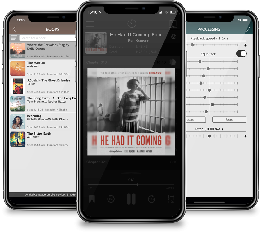 Audiobook He Had It Coming: Four Murderous Women and the Reporter Who Immortalized Their Stories by Kori Rumore