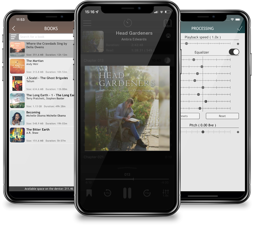 Audiobook Head Gardeners by Ambra Edwards