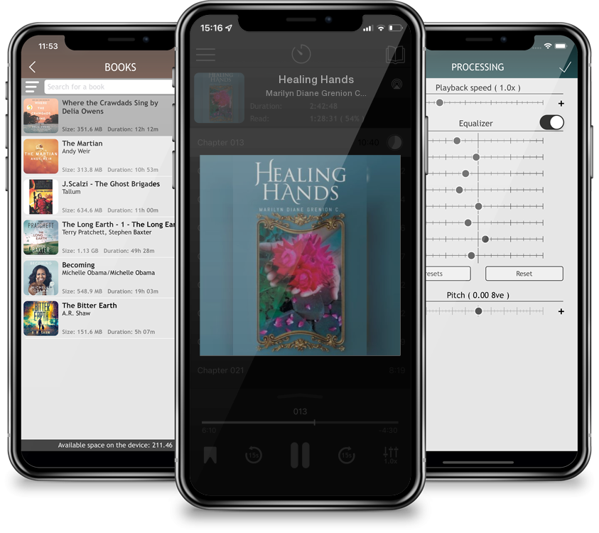 Audiobook Healing Hands by Marilyn Diane Grenion C.