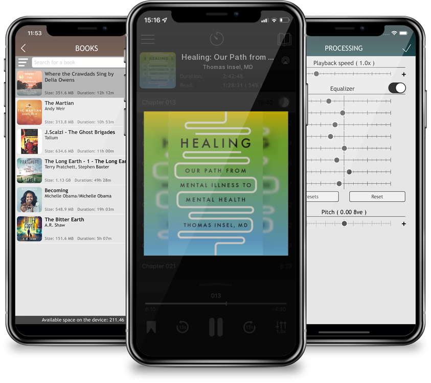 Audiobook Healing: Our Path from Mental Illness to Mental Health by Thomas Insel, MD
