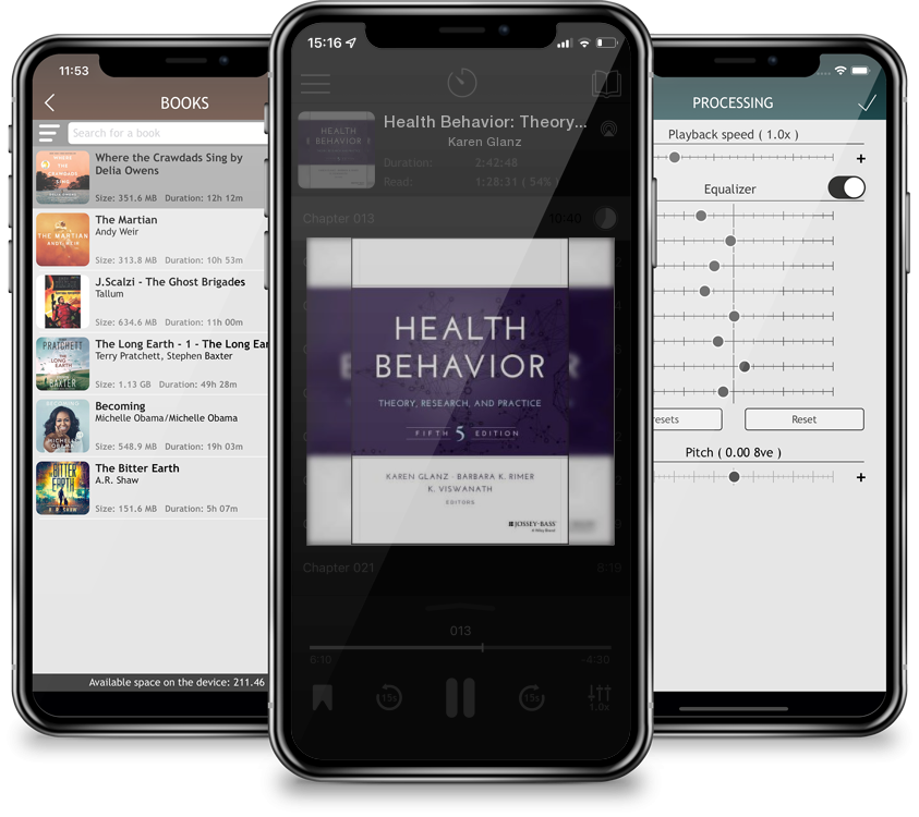 Audiobook Health Behavior: Theory, Research, and Practice (Jossey-Bass Public Health) by Karen Glanz