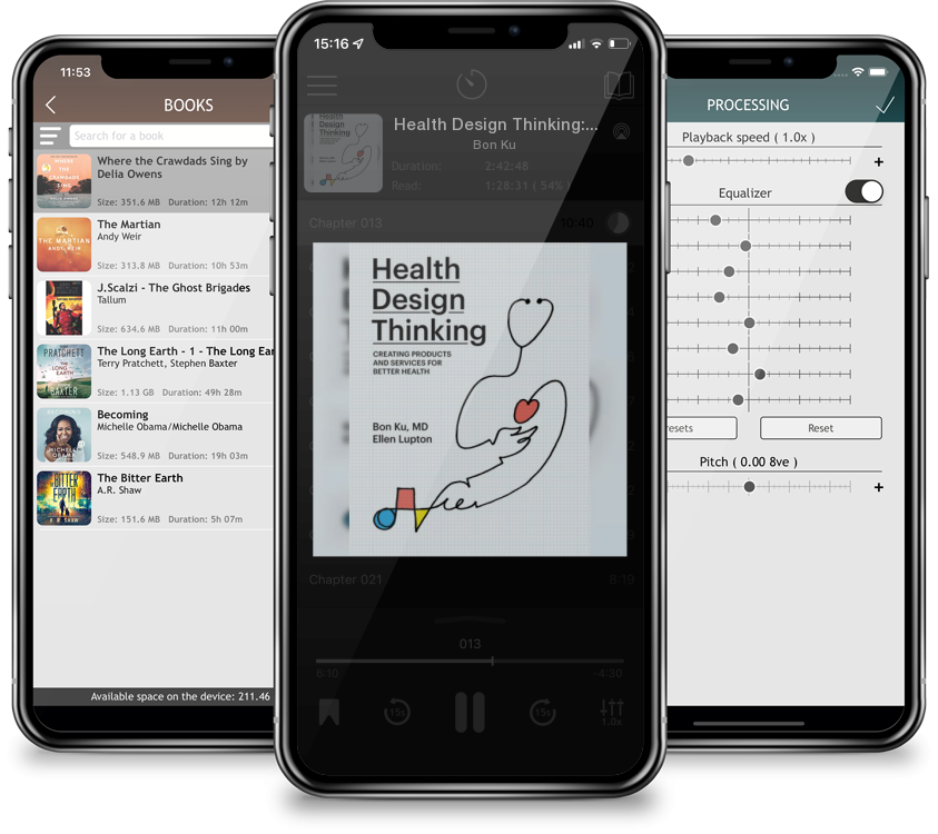 Audiobook Health Design Thinking: Creating Products and Services for Better Health by Bon Ku