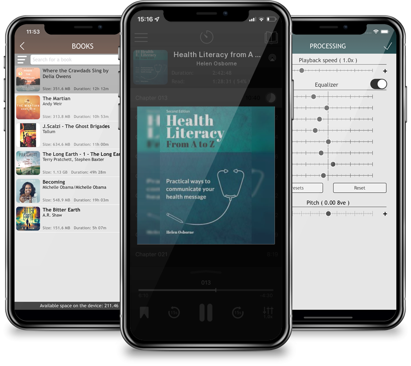 Audiobook Health Literacy from A to Z: Practical Ways to Communicate Your Health Message by Helen Osborne