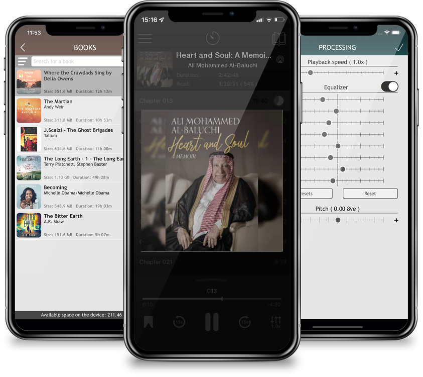 Audiobook Heart and Soul: A Memoir by Ali Mohammed Al-Baluchi