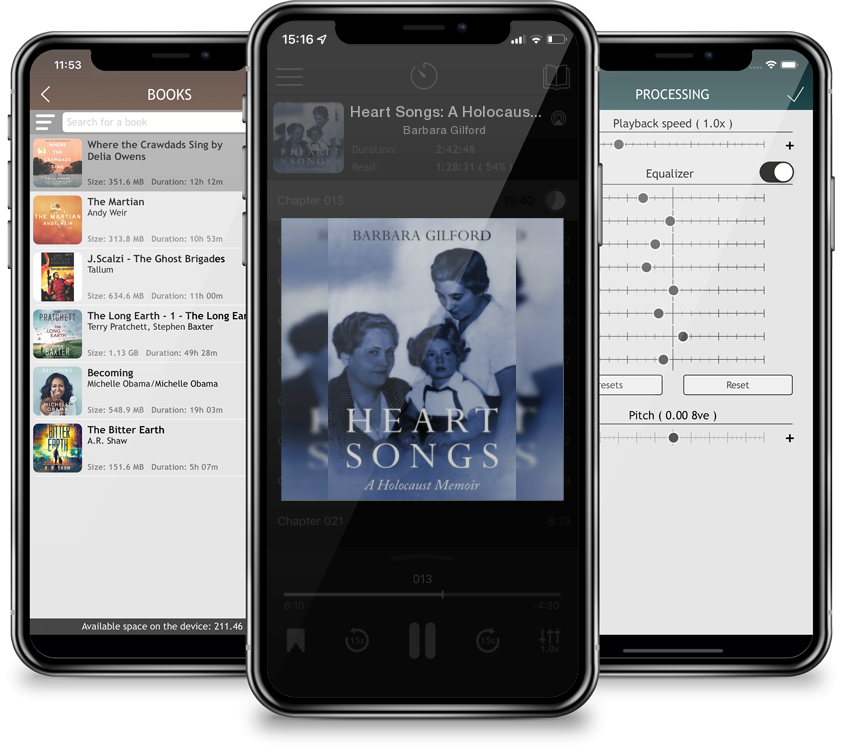 Audiobook Heart Songs: A Holocaust Memoir by Barbara Gilford