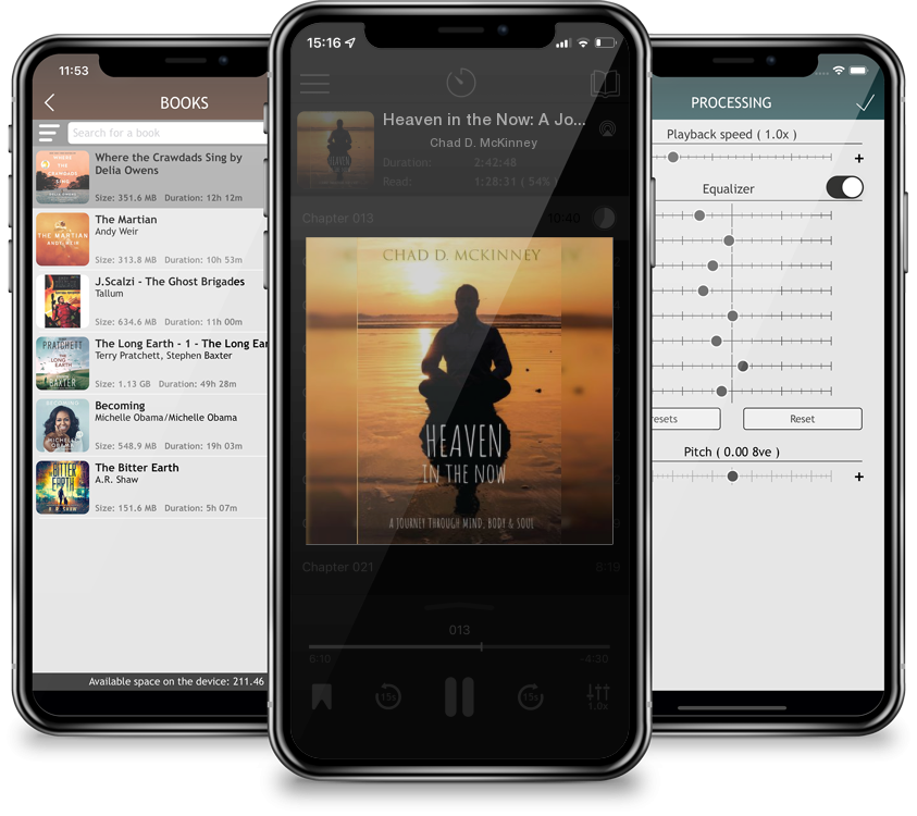 Audiobook Heaven in the Now: A Journey Through Mind, Body & Soul by Chad D. McKinney
