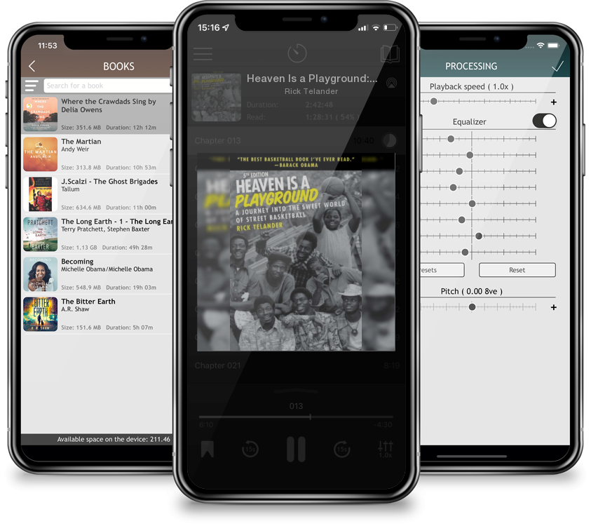 Audiobook Heaven Is a Playground: A Journey Into the Sweet World of Street Basketball by Rick Telander