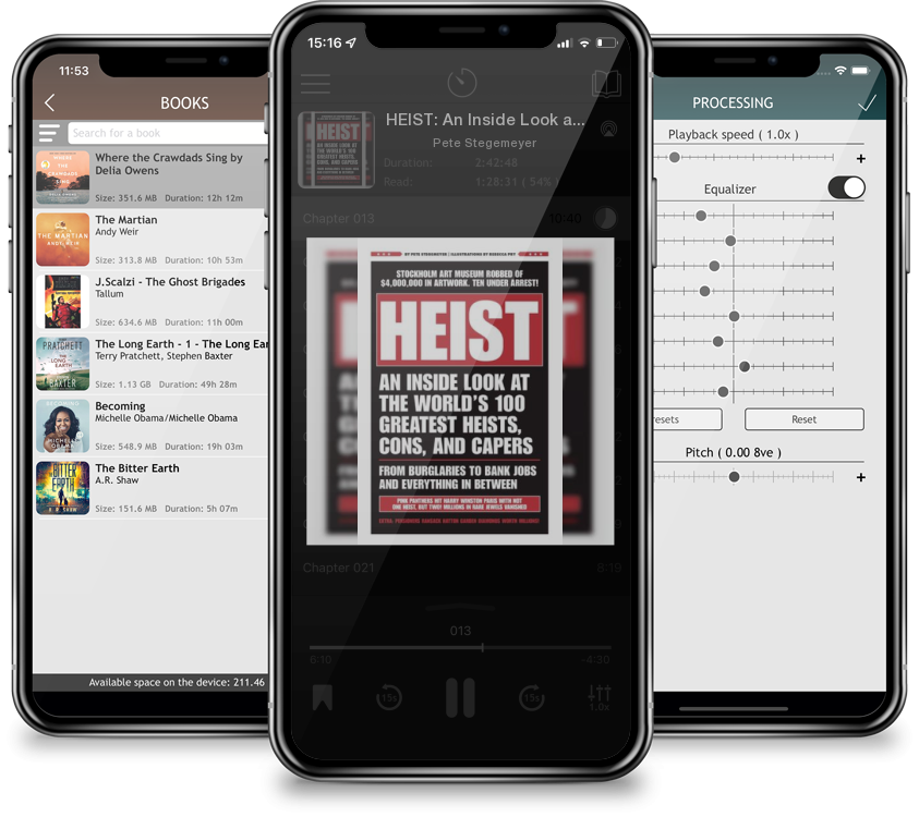 Audiobook HEIST: An Inside Look at the World\'s 100 Greatest Heists, Cons, and Capers (From Burglaries to Bank Jobs and Everything In-Between) by Pete Stegemeyer