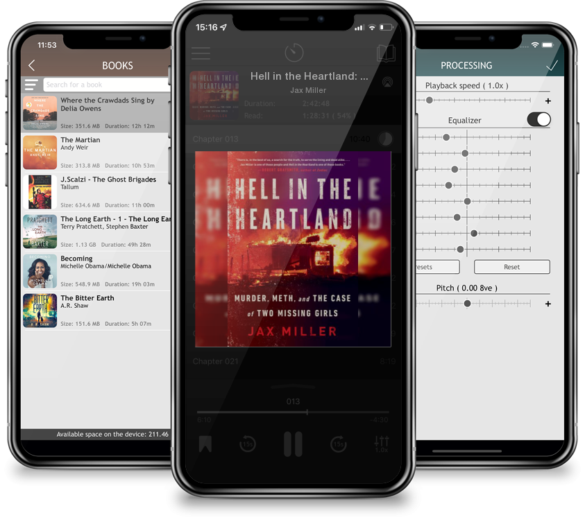 Audiobook Hell in the Heartland: Murder, Meth, and the Case of Two Missing Girls by Jax Miller
