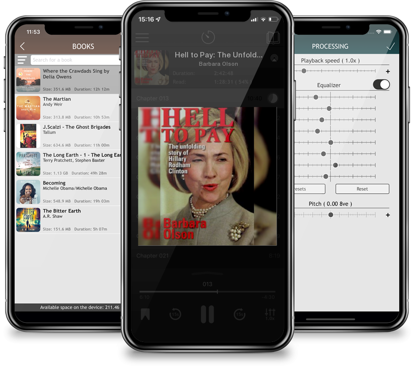 Audiobook Hell to Pay: The Unfolding Story of Hillary Rodham Clinton by Barbara Olson