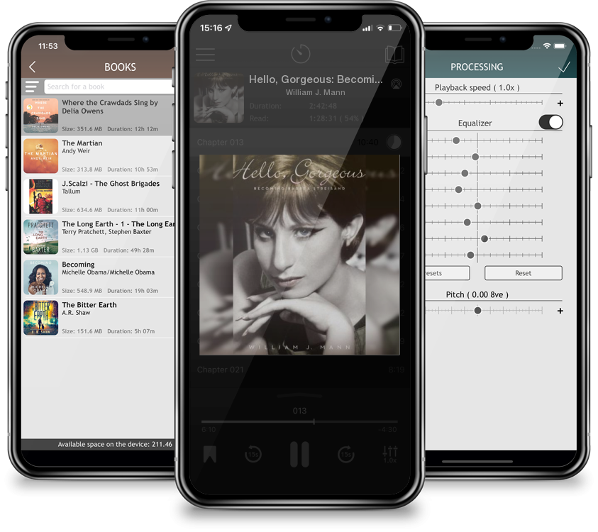 Audiobook Hello, Gorgeous: Becoming Barbra Streisand by William J. Mann