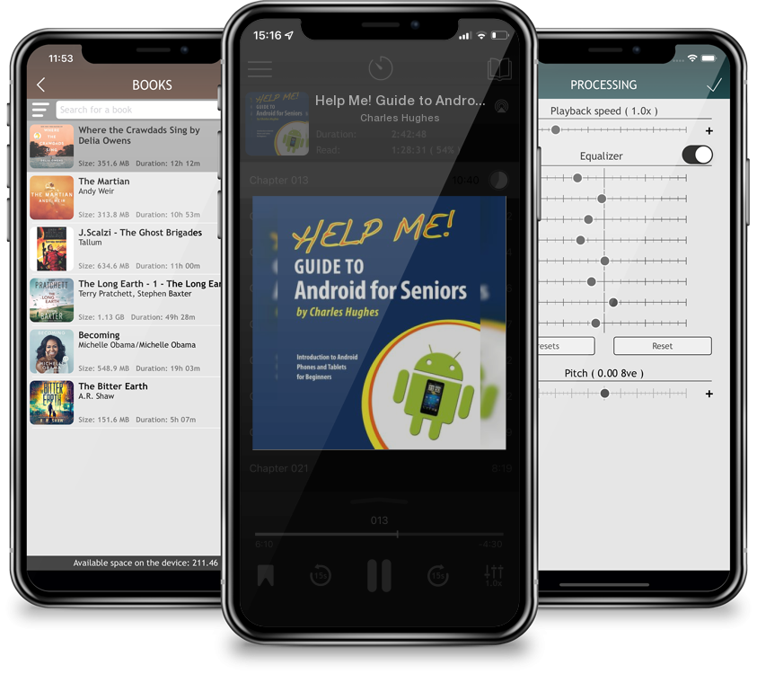 Listen Help Me! Guide to Android for Seniors: Introduction to Android Phones and Tablets for Beginners by Charles Hughes in MP3 Audiobook Player for free