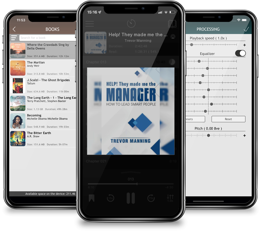Audiobook Help! They made me the MANAGER by Trevor Manning