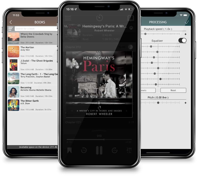 Audiobook Hemingway\'s Paris: A Writer\'s City in Words and Images by Robert Wheeler