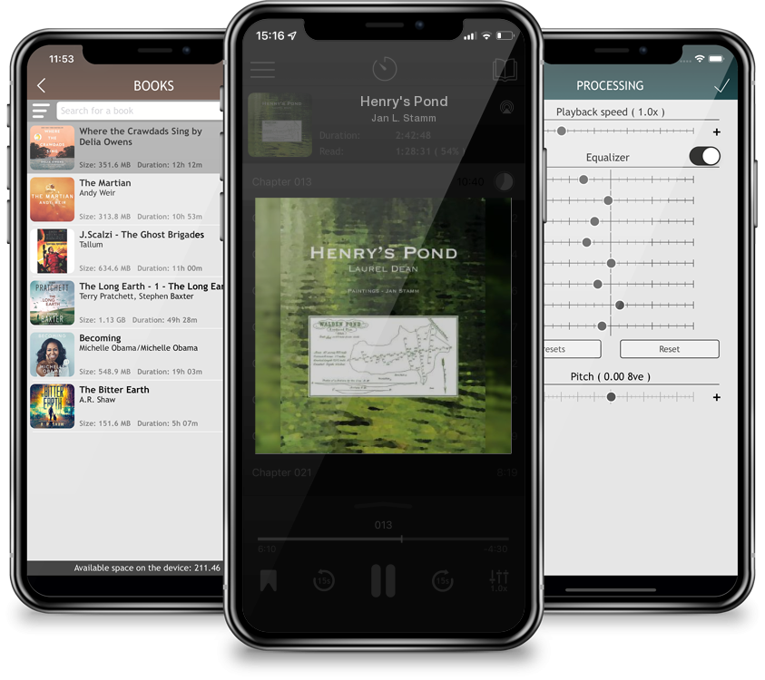 Audiobook Henry\'s Pond by Jan L. Stamm