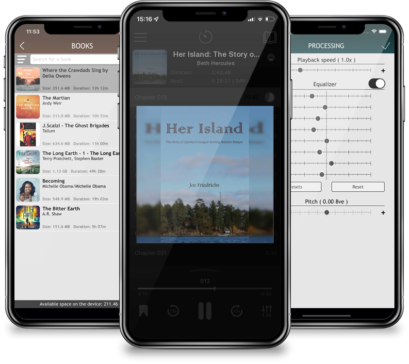 Audiobook Her Island: The Story of Quetico\'s Longest Serving Interior Ranger by Beth Hercules