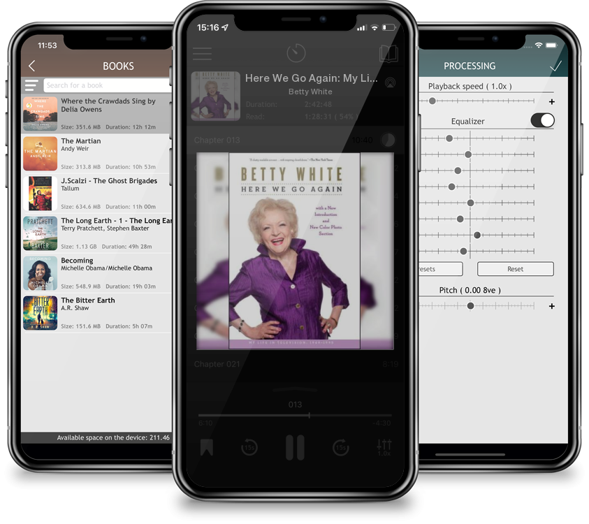 Audiobook Here We Go Again: My Life In Television by Betty White