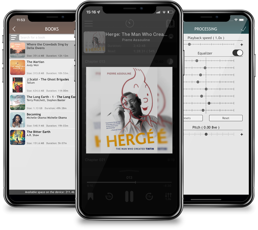Audiobook Herge: The Man Who Created Tintin by Pierre Assouline