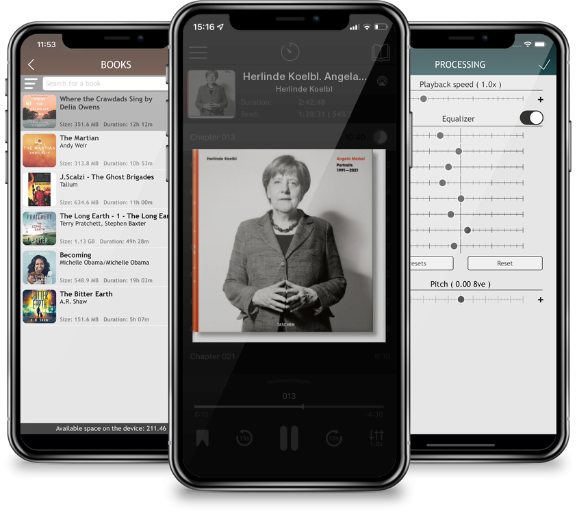 Audiobook Herlinde Koelbl. Angela Merkel. Portraits 1991-2021 by Herlinde Koelbl