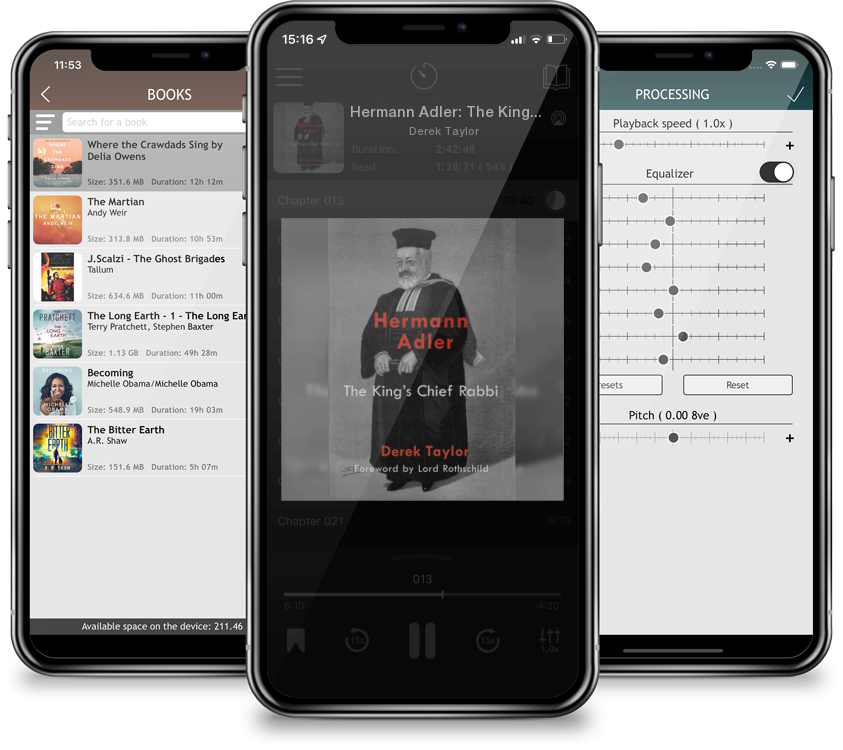 Listen Hermann Adler: The King's Chief Rabbi by Derek Taylor in MP3 Audiobook Player for free