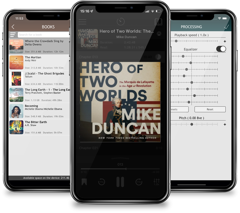 Audiobook Hero of Two Worlds: The Marquis de Lafayette in the Age of Revolution (Compact Disc) by Mike Duncan