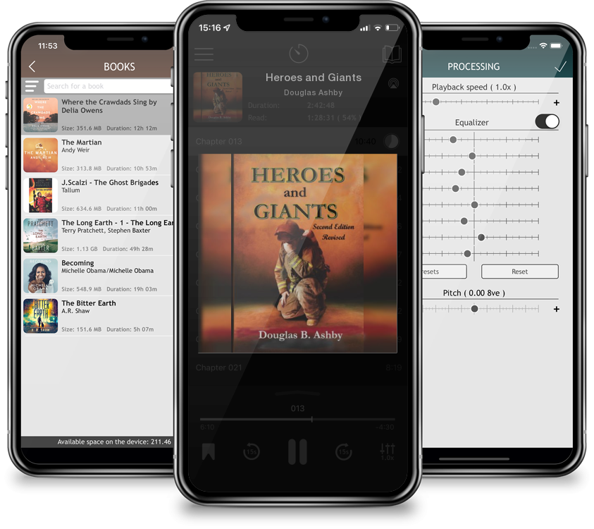 Audiobook Heroes and Giants by Douglas Ashby