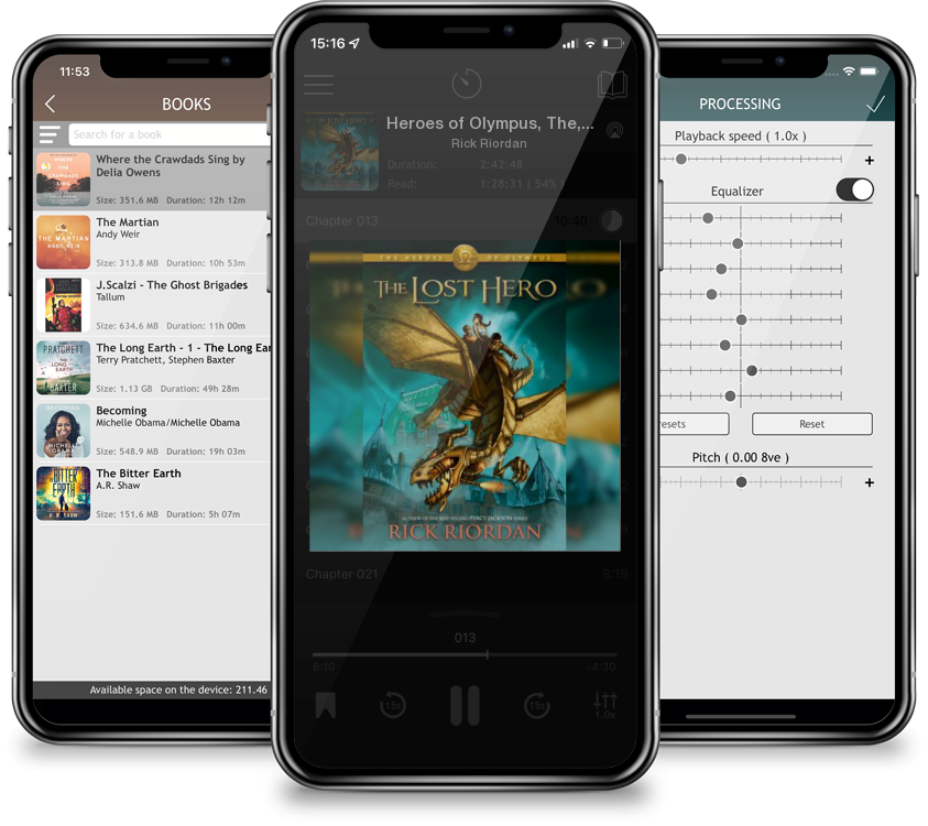 Audiobook Heroes of Olympus, The, Book One The Lost Hero (Heroes of Olympus, The, Book One) (The Heroes of Olympus #1) by Rick Riordan