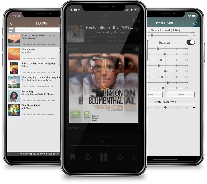 Audiobook Heston Blumenthal (MP3 CD) by Chas Newkey-Burden
