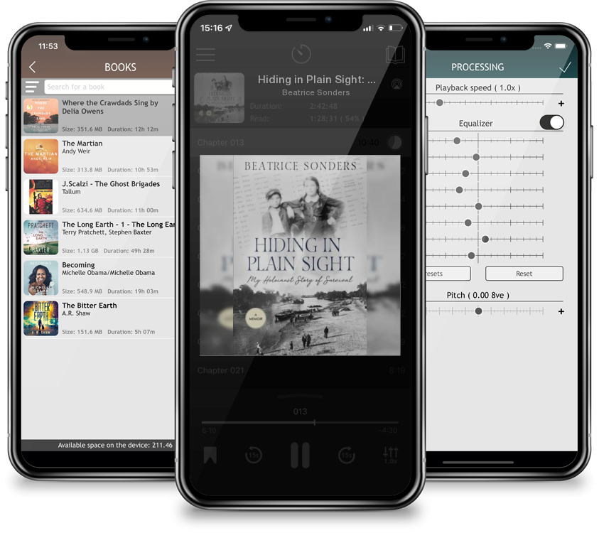 Audiobook Hiding in Plain Sight: My Holocaust Story of Survival by Beatrice Sonders
