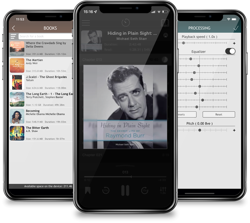 Audiobook Hiding in Plain Sight: The Secret Life of Raymond Burr (Applause Books) by Michael Seth Starr
