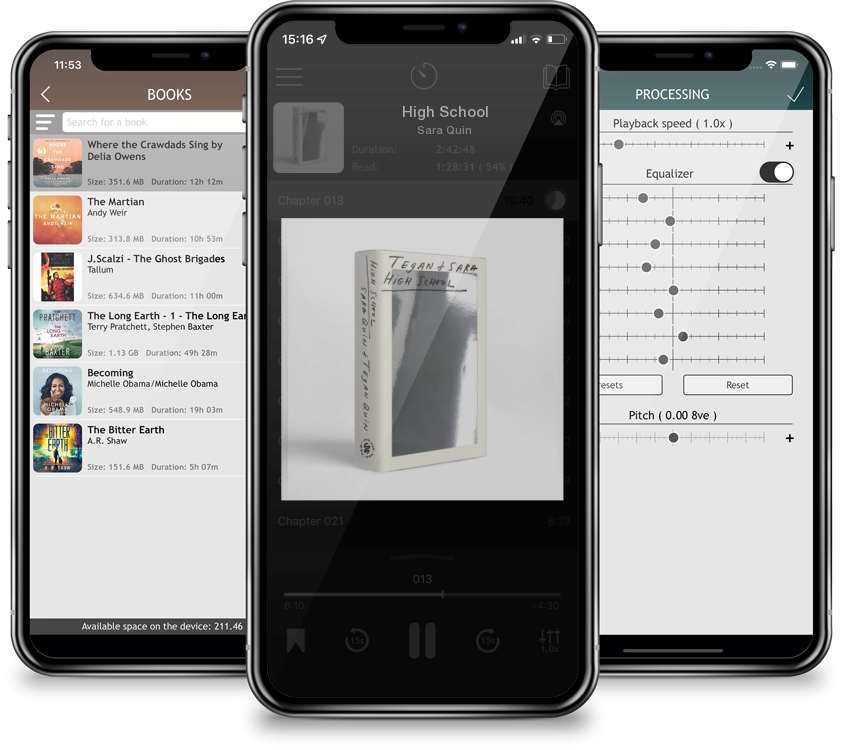 Audiobook High School by Sara Quin