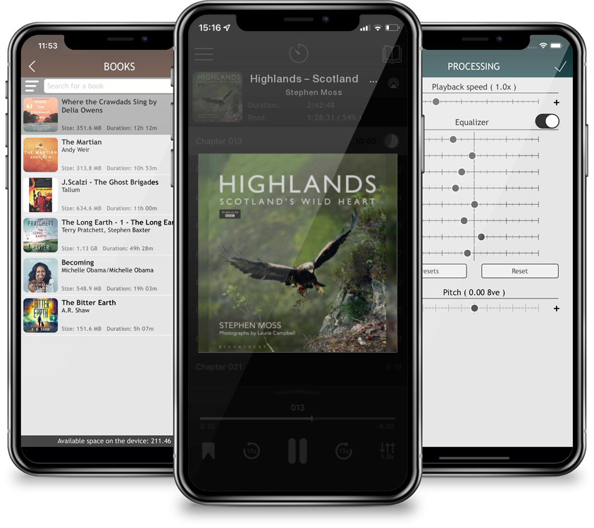Listen Highlands – Scotland’s Wild Heart: Scotland's Wild Heart by Stephen Moss in MP3 Audiobook Player for free