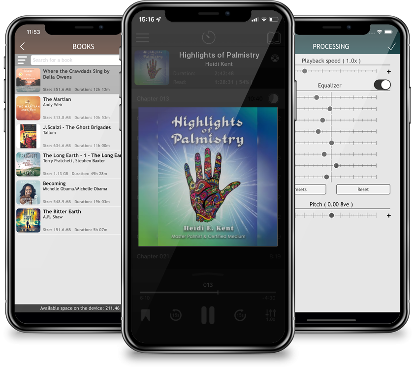 Audiobook Highlights of Palmistry by Heidi Kent