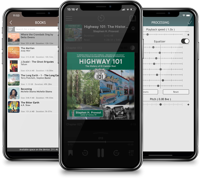Audiobook Highway 101: The History of El Camino Real by Stephen H. Provost