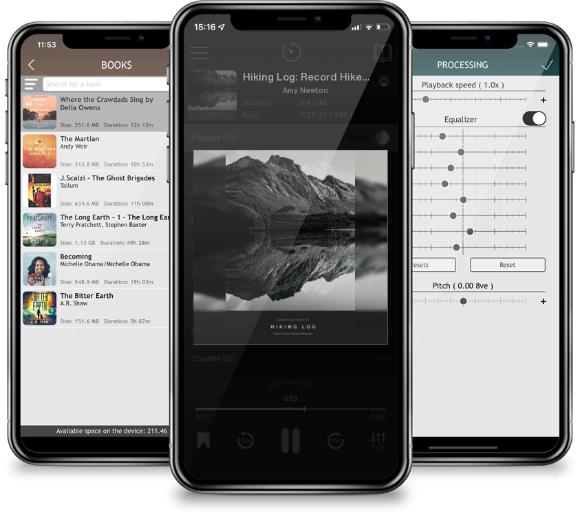 Audiobook Hiking Log: Record Hikes & Details On The Trail To Remember & Look Back On, Hiking Memories, Logbook, Nature Journal, Book by Amy Newton