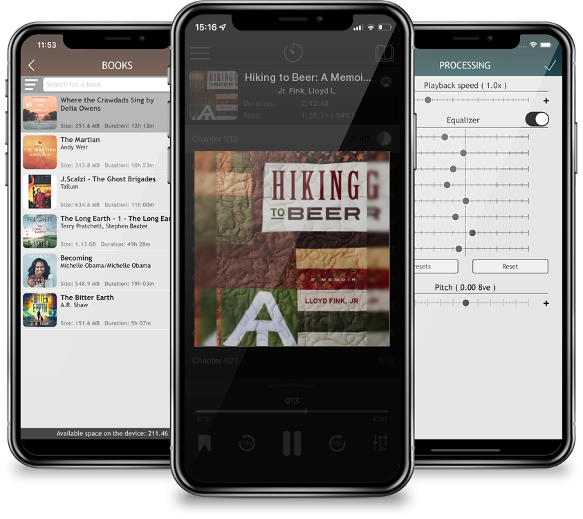 Audiobook Hiking to Beer: A Memoir by Jr. Fink, Lloyd L.