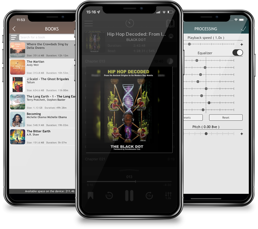 Audiobook Hip Hop Decoded: From Its Ancient Origins to Its Modern Day Matrix by BLACK DOT