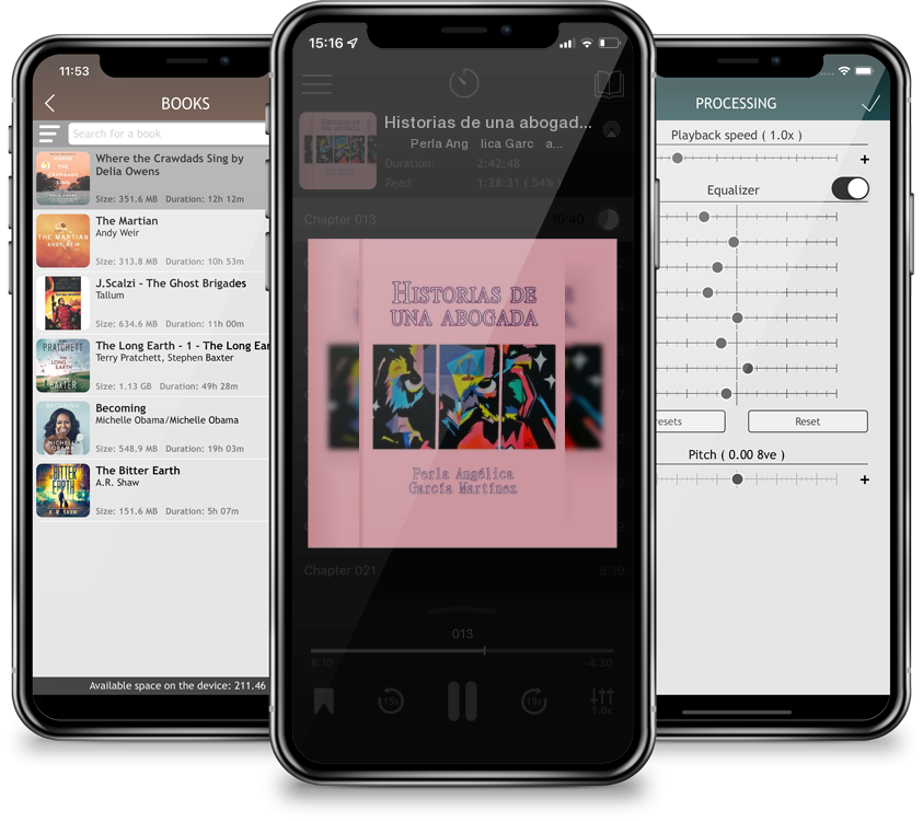 Audiobook Historias de una abogada by Perla Angélica García Martínez