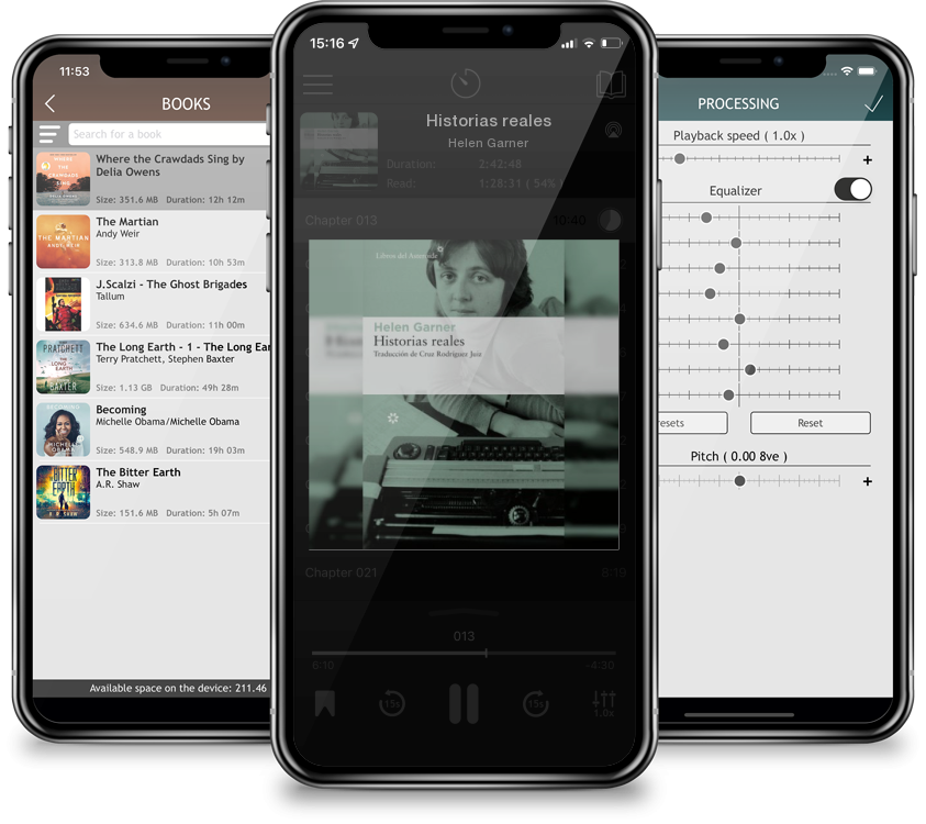 Audiobook Historias reales by Helen Garner