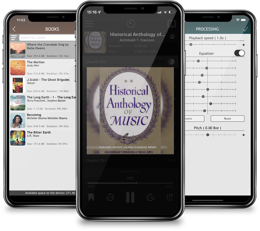 Audiobook Historical Anthology of Music, Volume II: Baroque, Rococo, and Pre-Classical Music by Archibald T. Davison