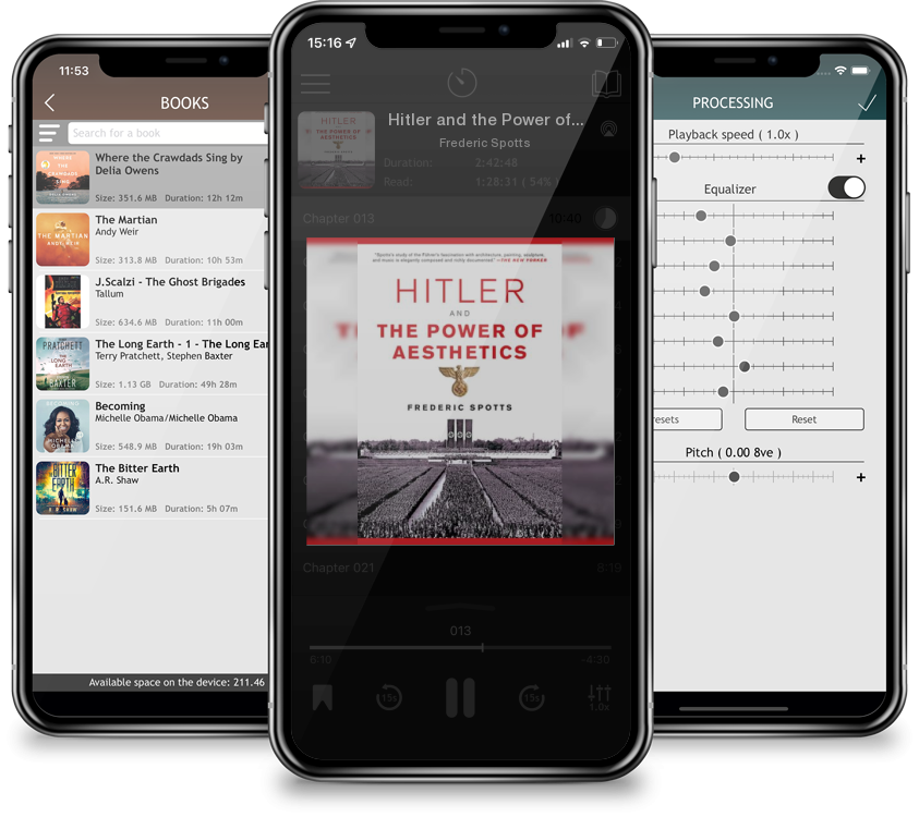 Listen Hitler and the Power of Aesthetics by Frederic Spotts in MP3 Audiobook Player for free