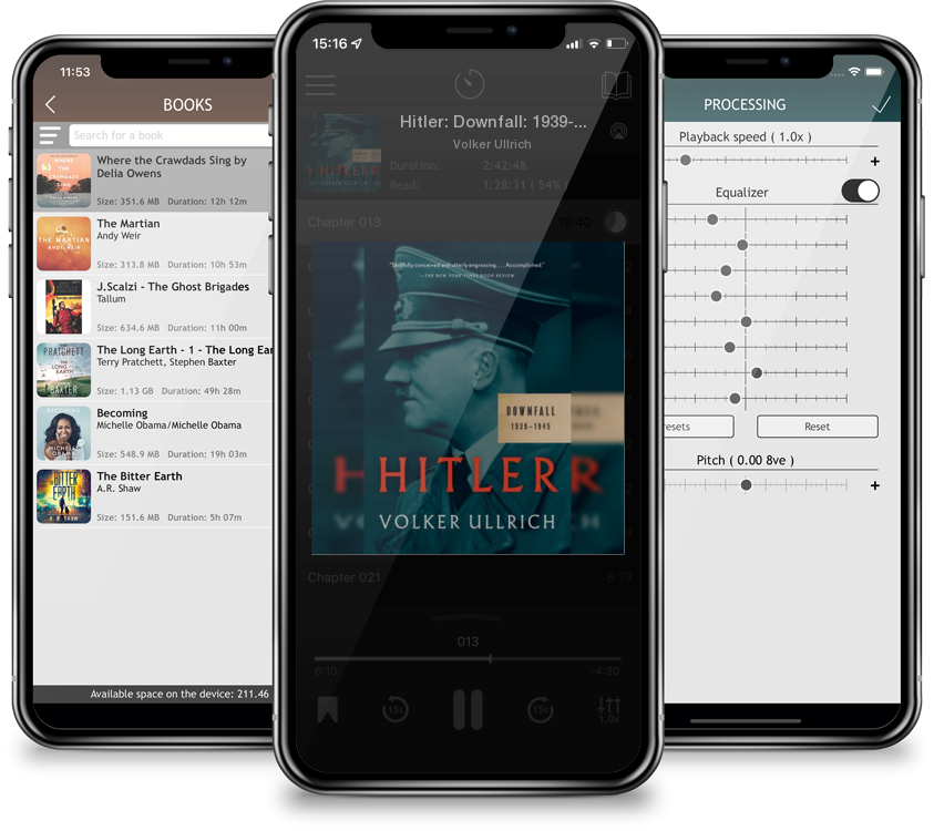 Audiobook Hitler: Downfall: 1939-1945 by Volker Ullrich