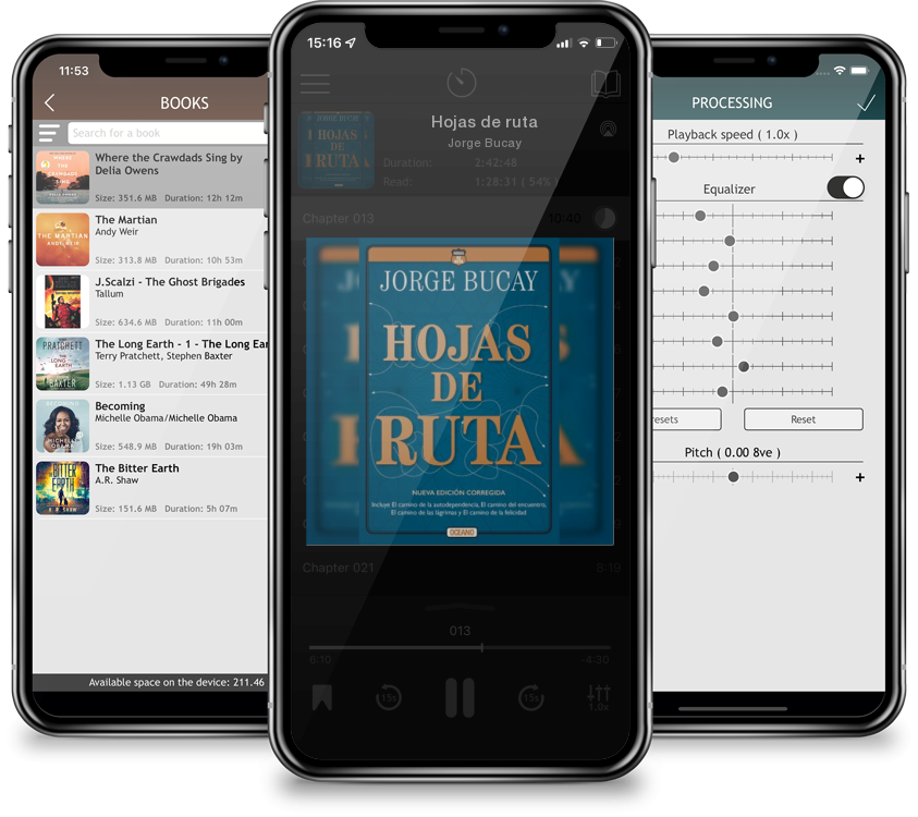 Audiobook Hojas de ruta by Jorge Bucay