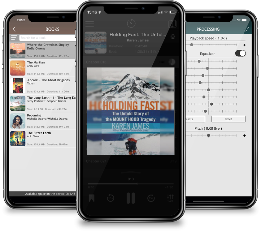 Audiobook Holding Fast: The Untold Story of the Mount Hood Tragedy by Karen James