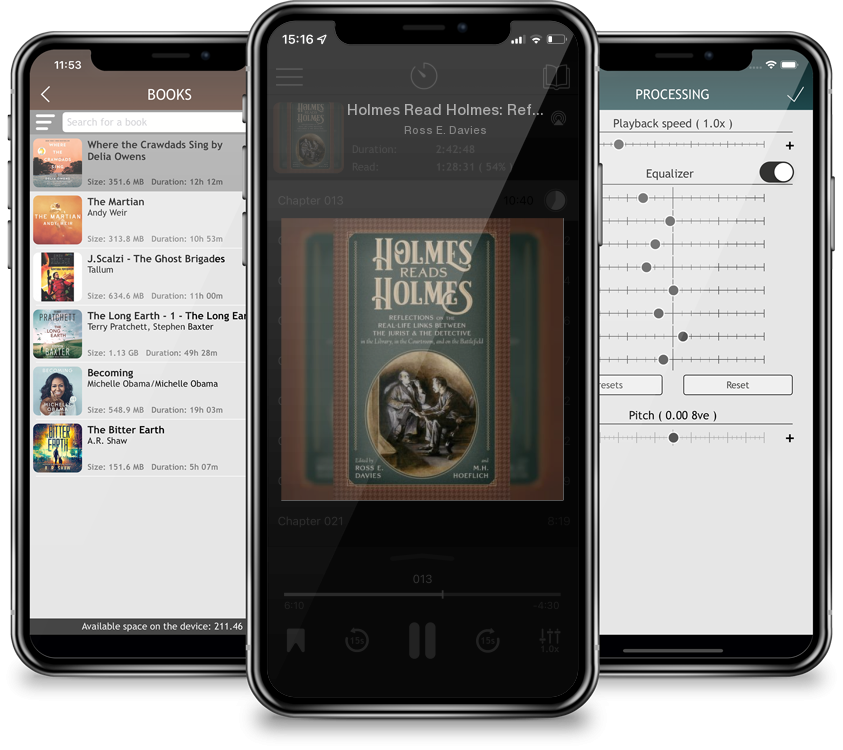Audiobook Holmes Read Holmes: Reflections on the Real-Life Links Between the Jurist & the Detective in the Library, In the Courtroom, and on the Bat by Ross E. Davies