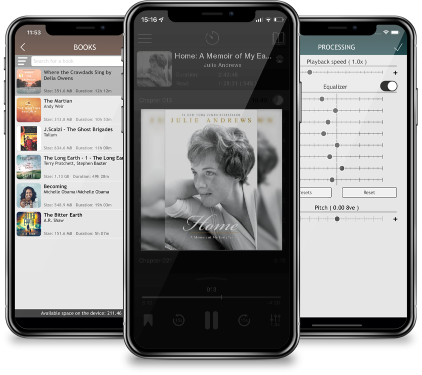 Audiobook Home: A Memoir of My Early Years by Julie Andrews