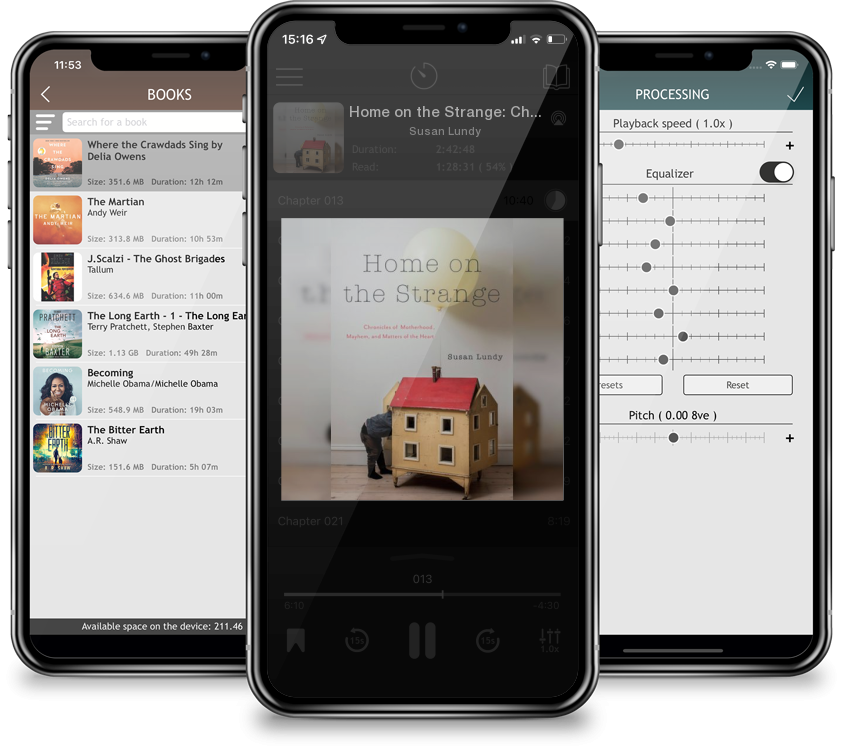 Audiobook Home on the Strange: Chronicles of Motherhood, Mayhem, and Matters of the Heart by Susan Lundy