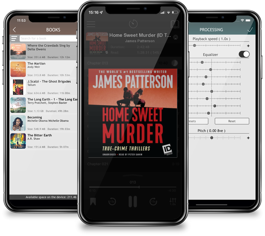 Audiobook Home Sweet Murder (ID True Crime #2) (CD-Audio) by James Patterson