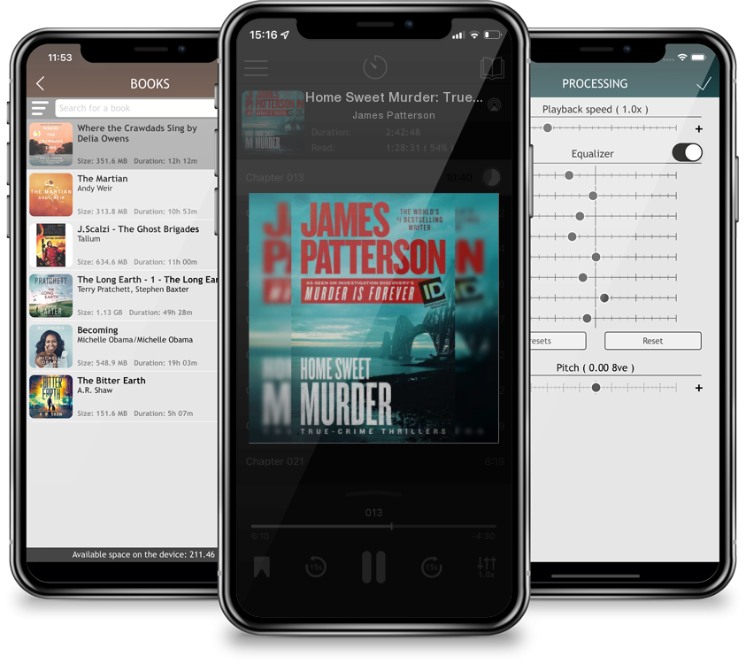 Audiobook Home Sweet Murder: True-Crime Thrillers (Murder Is Forever) (Large Print / Library Binding) by James Patterson