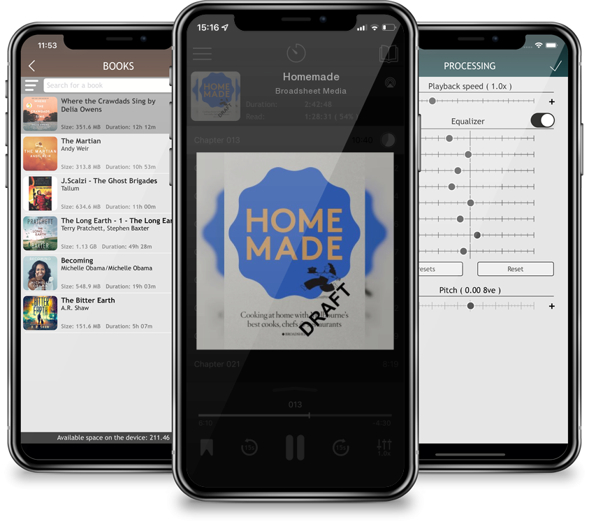 Listen Homemade by Broadsheet Media in MP3 Audiobook Player for free